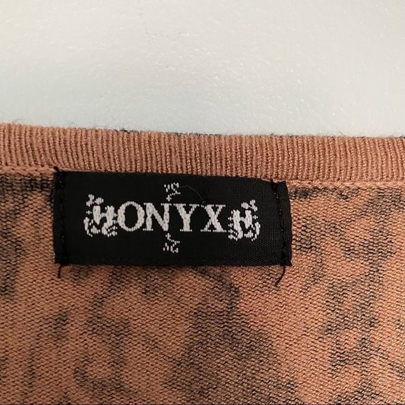 Onyx lightweight sweater with rhinestone detail M - Picture 3 of 7